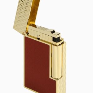 S.T Dupont Burgandy and Golden Dragon Scales Lighter