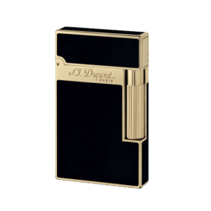 S.T. Dupont Ligne 2 Black Natural Lacquer and Gold Finish