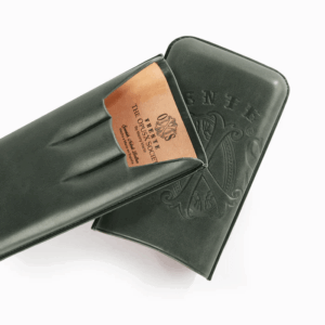 The Opus X Society Spanish Nobuk Leather Case Green