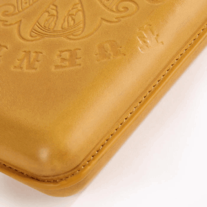 The Opus X Society Spanish Nobuk Leather Case Yellow