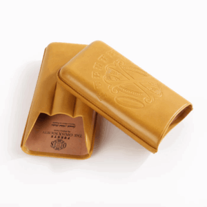 The Opus X Society Spanish Nobuk Leather Case Yellow