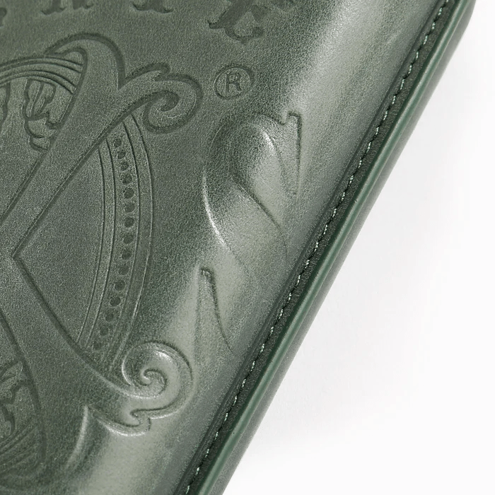 The Opus X Society Spanish Nobuk Leather Case Green The Opus X Society Spanish Nobuk Leather Case Green