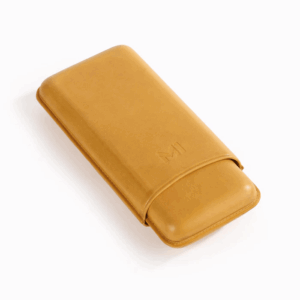 The Opus X Society Spanish Nobuk Leather Case Yellow