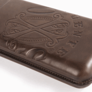 The Opus X Society Spanish Nobuk Leather Case Brown