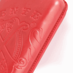 The Opus X Society Spanish Nobuk Leather Case Red