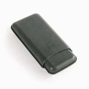 The Opus X Society Spanish Nobuk Leather Case Green