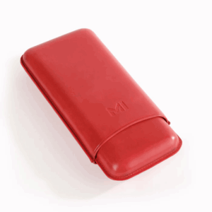 The Opus X Society Spanish Nobuk Leather Case Red