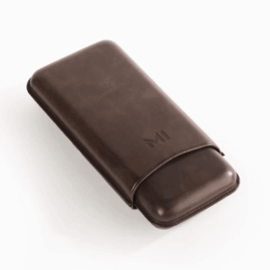 The Opus X Society Spanish Nobuk Leather Case Brown