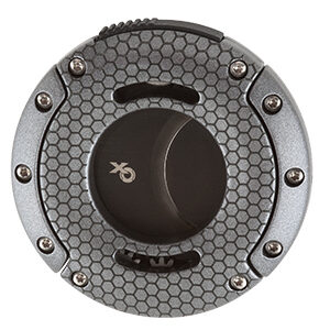 Xikar XO Gunmetal Honeycomb Cigar Cutter w/ Black Blades